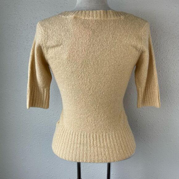 NWT Great American Sweater Cashew V-Neck Sweater Size L - Picture 5 of 7
